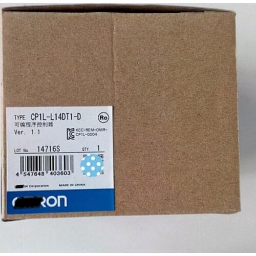 New Original CP1L-L14DT1-D PLC CPU 24VDC Input 8 Points Transistor Output 6 Points