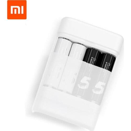 Original Xiaomi ZMI ZI5/ZI7 AA/AAA Ni-MH Battery Charger Multifunction Charger with 4 Slots Portable 1800mAh 1.2V Smart Phone