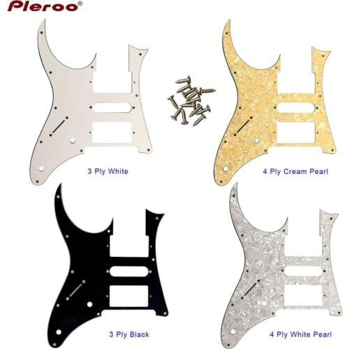 Pleroo Custom electric Guitar Parts - For Left handed MIJ Ibanez RG350EX Guitar Pickguard Pickup Scratch Plate HSH Humbucker