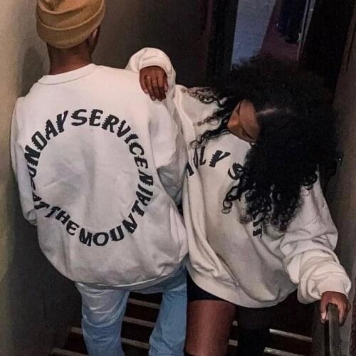 Trust God Hoodie Women Sunday Service Kanye West Sweatshirts AT THE MOUNTAIN music Festival Series Hoodies 3D Foam