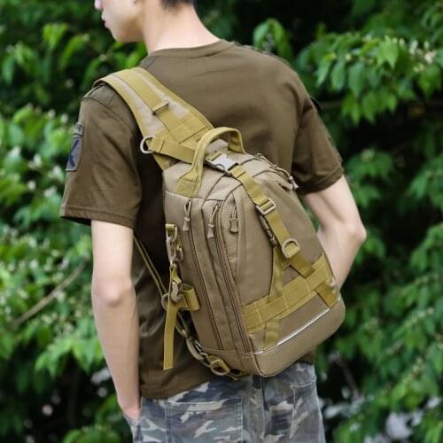 Tactical Shoulder Bag Military Camouflage Sling Messenger Backpack Outdoor Hunting Travel Camping Hiking Fishing Bag