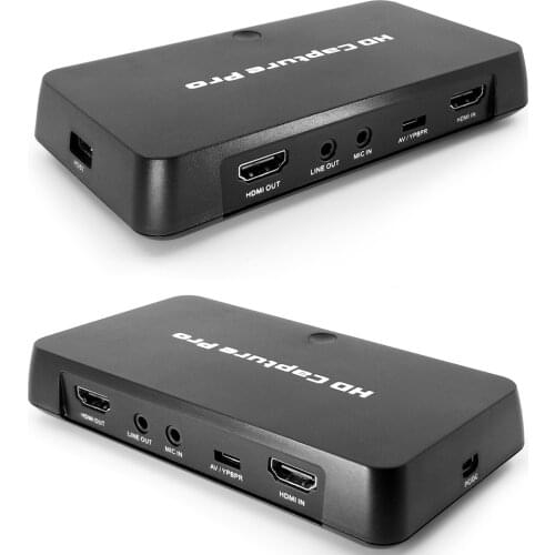 Ezcap295 HD 1080P Video Game Capture Recorder USB 2.0 Playback Cards with Remote Control For Xbox 360 Xbox One PS4 Set-Top Box