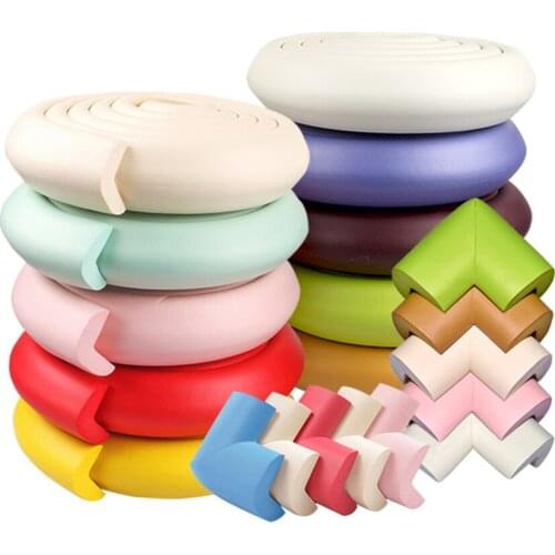 2M Children Protection Table Guard Strip Safety For Furniture Corner Glass Edge Foam Bumper Security Corner Collision Protector