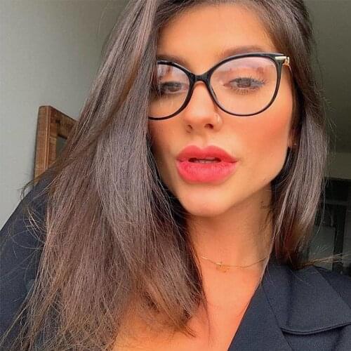 New Eyeglasses Frame Women Brand Retro Optical clear Glasses Frame Trending Types Computer Fashion Glasses 2019