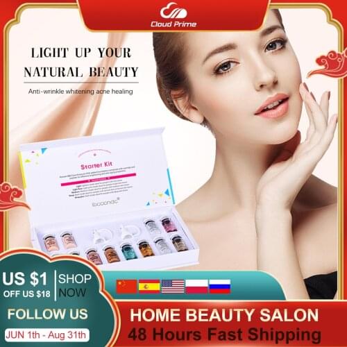 12 vials Korean Cosmetics BB Cream Glow Ampoule Serum Meso White Brightening Serum For Whitening Acne Anti-Aging Treatment