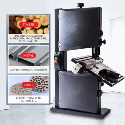 9 inch 220V 350W Electric Wood Saw Multi-angle Sawing Circular Machine Wood Cutting Machine Carpentry Woodworking Jig Saw Table