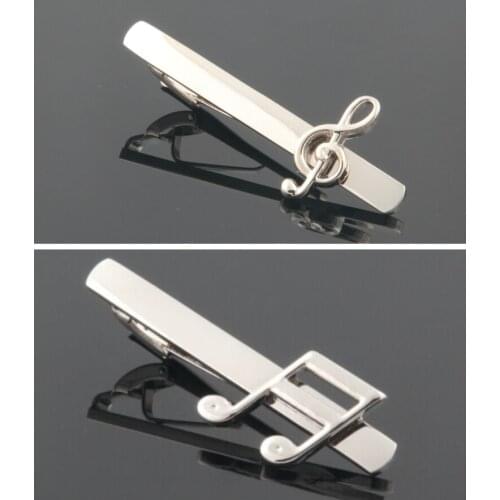 10pcs/lot Music Note Tie Pins Copper Plating Tie Bars Pins Mens Jewelry Accessories Xmas Gift Christmas Wholesale