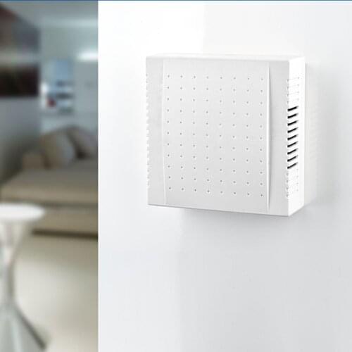 1Pc Office Hotel Villas Door Bell Panel 220V Wired Doorbell Din Don 108x108x36mm Home Hardware Accessories