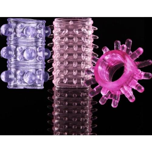 3pcs lasting Penis Ring Bolder Cock ring delay Ejaculation Ring ED Sex Toys for man Aid extender Erection Enhancing ball loop