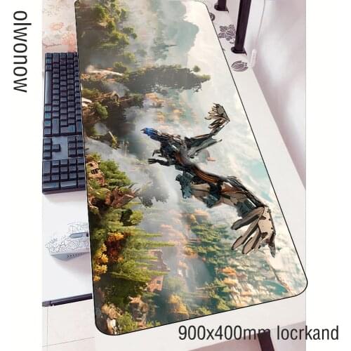 Horizon zero dawn mouse pad gamer High-end 90x40cm notbook mouse mat gaming mousepad large cute pad mouse PC desk padmouse mats