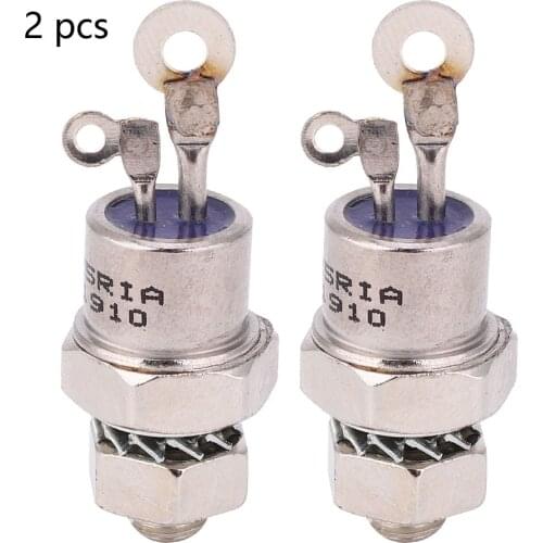 2Pcs Silicon Controlled Rectifier Screw Type Thyristor 25RIA120 SCR for Motor Control