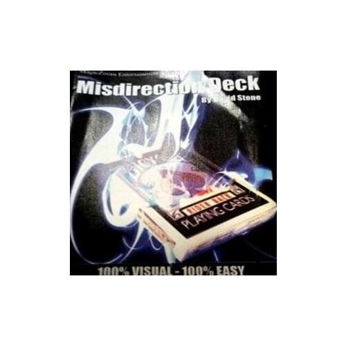 Misdirection Deck David Stone Magic Tricks Magician Card Magie Close Up Illusion Gimmick Accessories props Comedy Toys