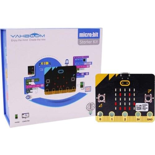 Micro:bit Kit Starter Learning Educational Kit Micro bit Board Graphical Programmable STEM Toys with Guidance Manual for Kids