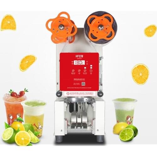 New FC95W Automatic commercial tea shop sealing cup machine, plastic cup paper cup Sealing Machine ,Milk tea sealing machine