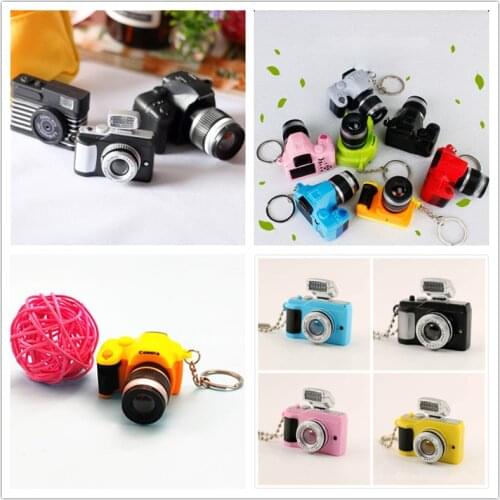 New Simulation Mini More Type Camera for Doll Kids Toys Gift Car Key Chain Bag Pendant Children Fashion DIY Toys Accessories