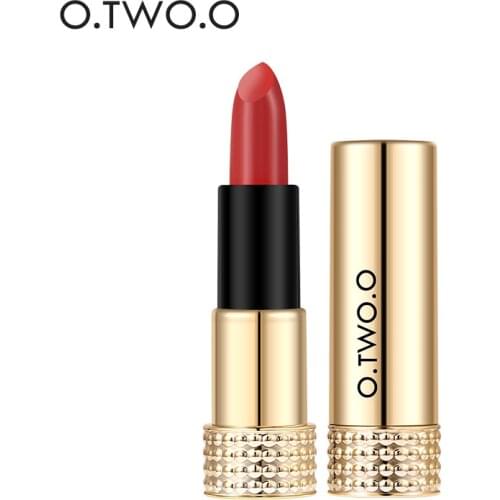 O.TWO.O Long Lasting Sexy Woman Lipstick Waterproof Matte Velvet Silk Lip Stick 12 Colors Lip Makeup
