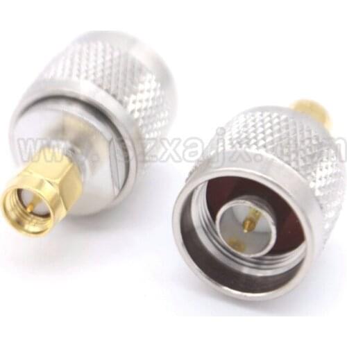 Wholesale 50pcs JX connector RF coaxial coax N to SMA connector N Male to SMA male RF Coaxial Cable Adapter free shipping