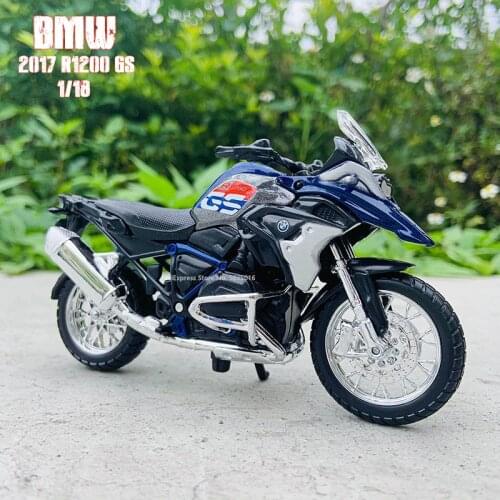 Maisto 1:18 BMW R1200GS Silvardo original authorized simulation alloy motorcycle model toy car