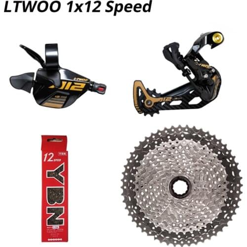 LTWOO AT AX 1x12 Speed derailleurs Groupset 12 speed right shift lever dowel YBN Chain RD sunshine cassette 46T 50T 52T M6100