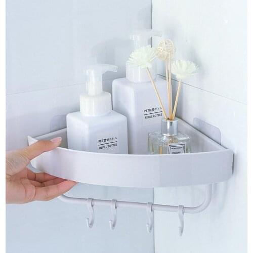 Portable bathroom storage shelf drainage design, space-saving detachable storage box for home storage 2021 renewal