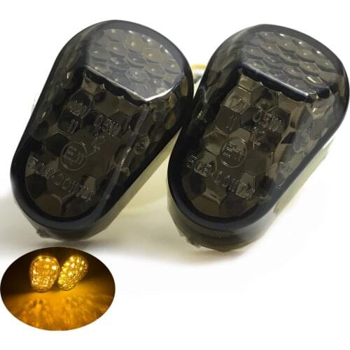 12V Motorcycle LED Turn Signals Light Flush Mount Indicator Light For YAMAHA FZ1S FAZER 1000 600 FZ6S YZF R1 R6 S XJ6 MT-03 FZ8