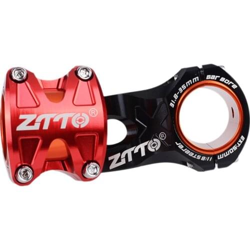 Ultralight MTB Stem 50mm CNC 35mm 31.8mm Bicycle Handlebar 0 Degree Rise DH AM Stem Enduro 28.6mm Steerer Mountain Bike Parts