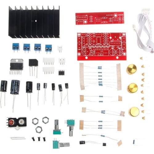TDA7377 Power Amplifier 2.1 DIY kit 3 Channel Sound Audio AMP Board 12-18V DC