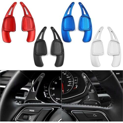 Car Steering Wheel Shift Paddle Shifter Extension For Audi A3 A4L A5 A6L S3 S4 Q2 Q5L Q7 TTS