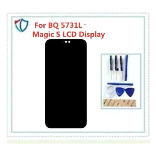 For BQ MOBILE MAGIC S BQ 5731L LCD Display and Touch Screen Digitizer Assembly Spare Parts Black+Tools