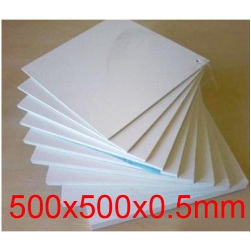 500mm length 500mm width 0.5mm thickness polytef plate,500x500x0.5mm PTFE Polytetrafluoroethylene plastic sheet