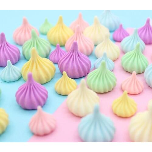 6PCS Dollhouse Miniature Macaron Resin Ice Cream Butter Sugar for blyth barbies Doll Decor Accessories