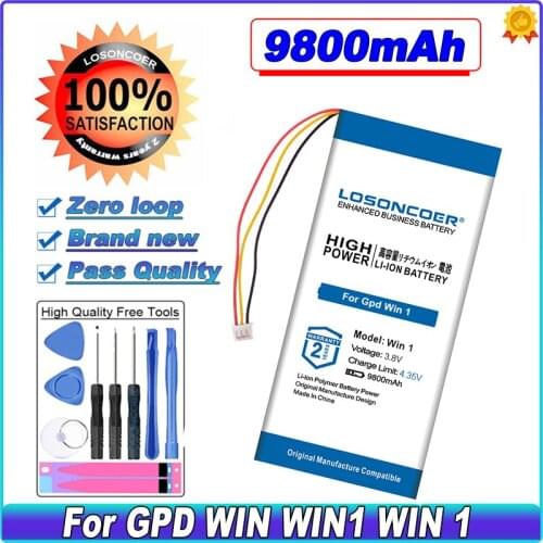 9800mAh For Tablet Pc Gpd Win 1 8448104 3.8V Rechargeable Batteries Li-ion Battery