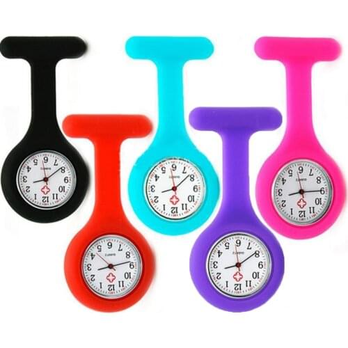 Fashion Womens Digital Display Dial Clip-On Fob Nurse Brooch Pin Hang Pocket Electric Watch New Fashion Watches