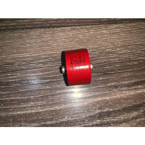 CT87-1 470P/PF 470-II 10KV High frequency heat sealing machine drum high voltage low frequency ceramic dielectric capacitor