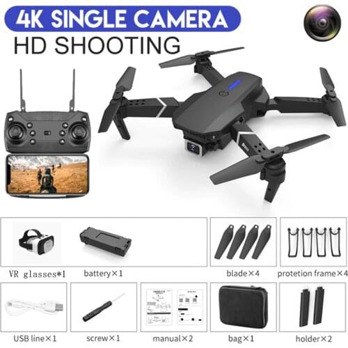 LS-525 Drone With 4K HD Dual Camera WiFi FPV Fixed Height Anti-Interference Follow Me Foldable Quadcopter Kit Free VR Glasses
