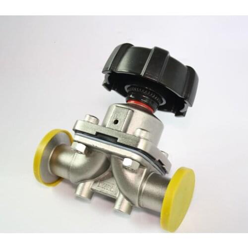 Fit 3/4" 19mm Pipe OD x 1.5" Tri Clamp Sanitary Diaphragm Valve SUS 316L Stainless Steel For Homebrew Beer Brewing