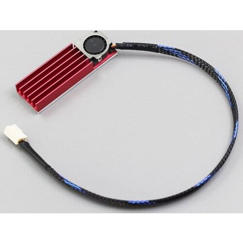 H1111Z Fan NVME NGFF M.2 Heatsink 2280 SSD Metal Sheet Thermal Conductivity Silicon Wafer Cooling Fan Heatsink