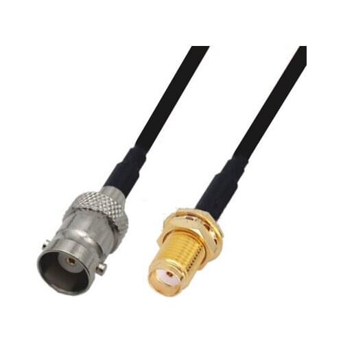 RG58 Cable SMA Female to BNC Female Connector WiFi Antenna Extension Pigtail jumper cable
