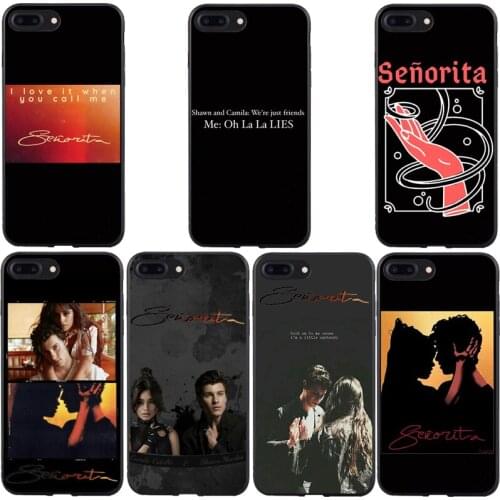 Camila Mendes Shawn Cabello senorite Colorido silicone suave Phone Case iPhone11pro max cover for 5 6 7 8 PLUS X XS XSmax XR