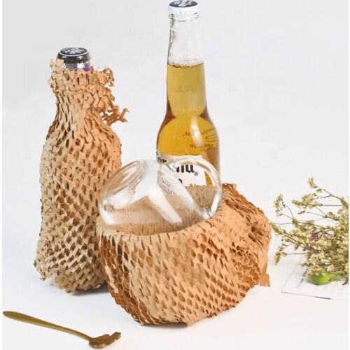 Kraft Wrapping Paper Roll 30cmX250m Honeycomb Paper Diy Decorative Gift Packing Material Wedding Birthday Party Packaging Paper