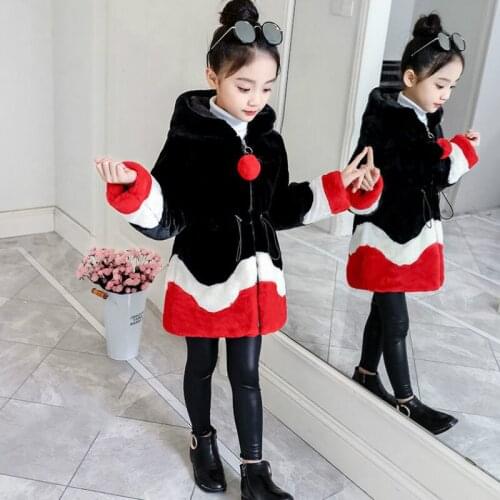 2020 new brand Children Girl Jacket Thick Long Winter Warm Coat Fashion parka Hooded Outerwear Clothes For Kids girls clothing
