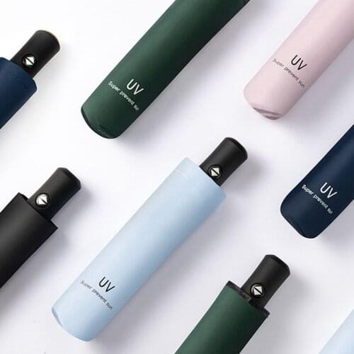 Small Mini Umbrella with Case Light Compact Design Perfect for Travel Lightweight Portable Parasol Outdoor Sun&Rain Umbrellas