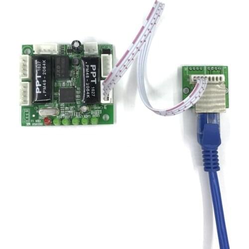 OEM mini module design ethernet switch circuit board for ethernet switch module 10/100mbps 5/8 port PCBA board OEM Motherboard