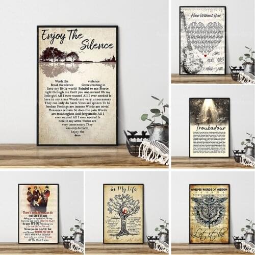 Dance lyrics poster, the best gift ever, song lyrics print, song lyrics poster, lyrics wall art, music poster