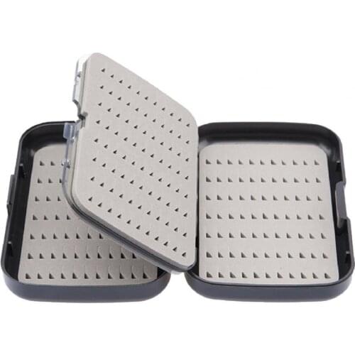 PE Double-Layer Sponge Cushion Outdoor Fishing Gear Bait Fly Hook Case Lure Storage Box рыбалка pesca