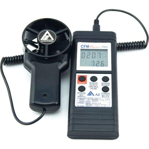 Handheld Air Temperature Tester and Air Flow Meter Wind Speed Meter range: 0.4 ~ 35 m / s