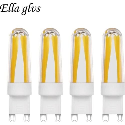 10pcs LED Bulb G9 E14 220V 2W 4W AC DC 12V COB bombillas LED Bulb LED G9 G4 COB Lights Replace Halogen Spotlight
