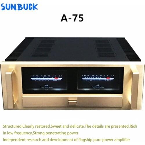 Sunbuck XLR balanced fully symmetrical circuit design A75 copy Golden Throat pure rear high fidelity class A power amplifier