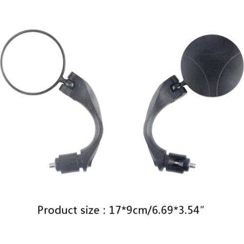 Bike Mirror, Safety Rearview Mirror, Bicycle Riding Rearview Mirror 360˚Rotatable Bicycle Rearview Mirror