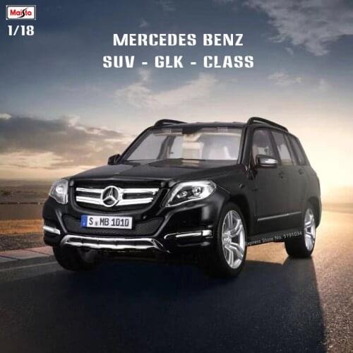 Maisto 1:18Mercedes Benz SUV GLK Class alloy car model simulation car decoration collection gift toy Die casting model boy toy